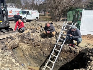 Main Waterline Repair crew