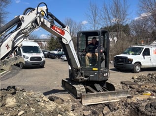 Main Waterline Repair excavator2