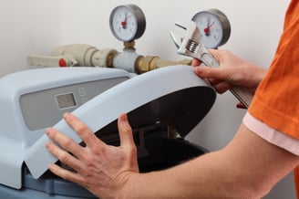 Water softener installation in Akron and Canton.